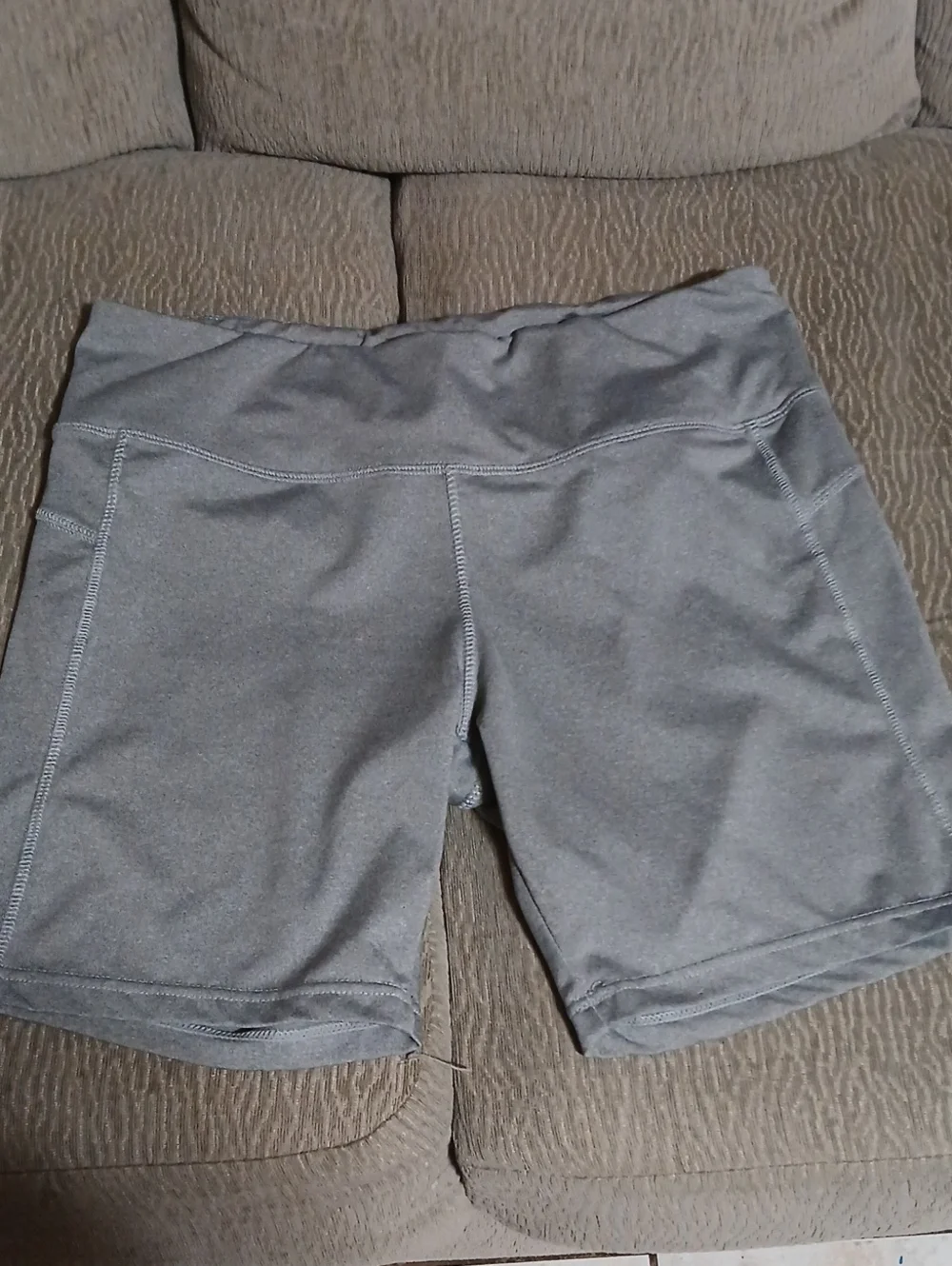 Jockey Gray Women's Bike Shorts with Wide Waistband